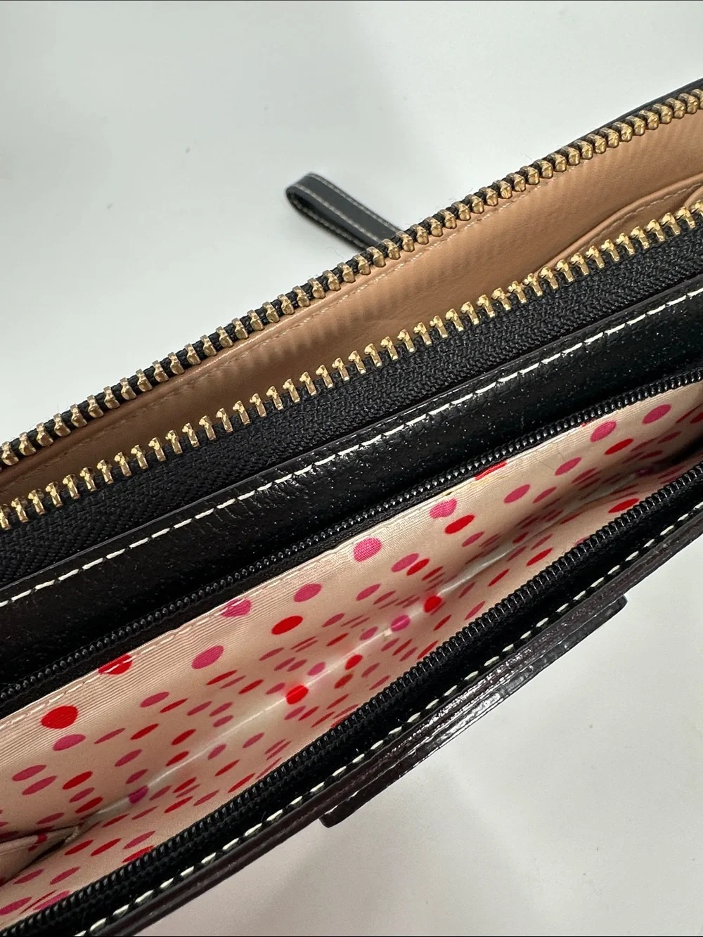 Black Kate Spade Leather Wallet/ Wristlet
